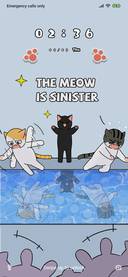 The meow is sinister