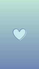 Pastel Blue Heart