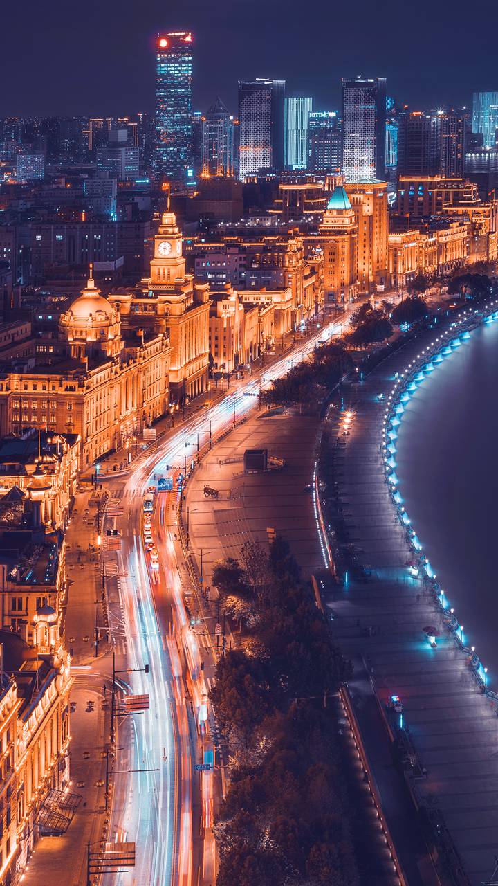进博会的上海夜景miui Wallpaper And Tutorial Mtzfile
