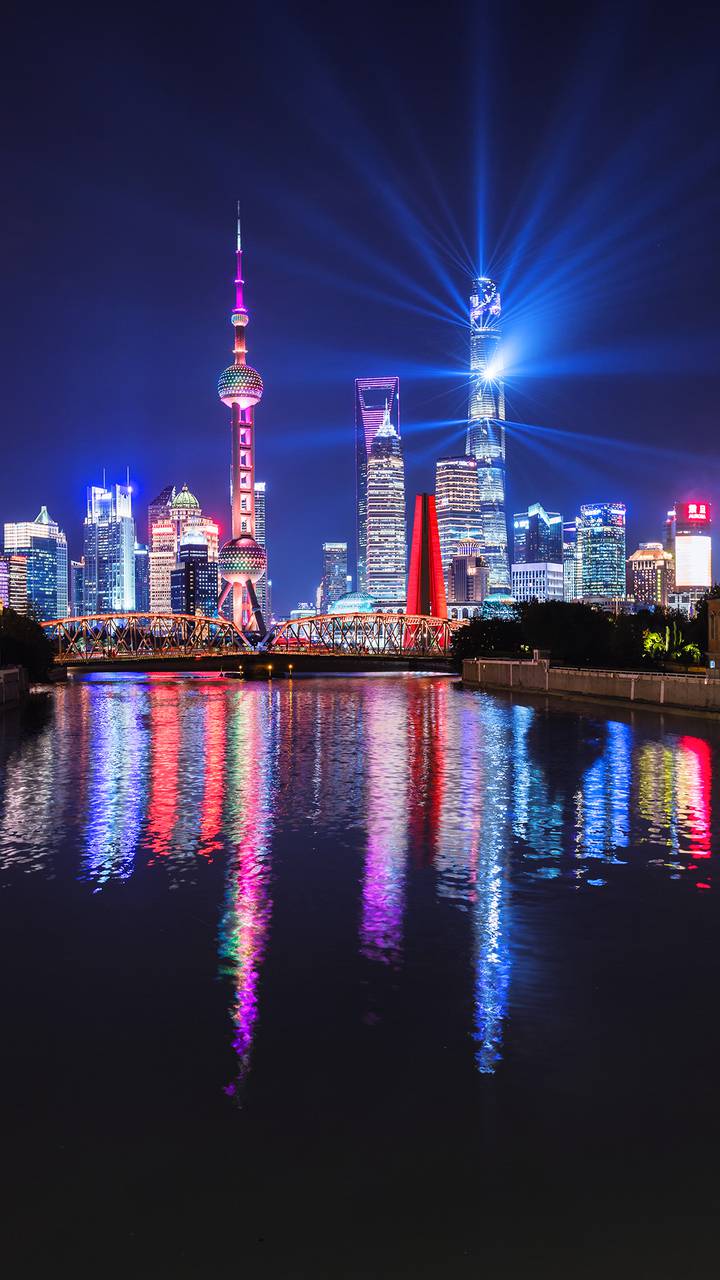 进博会的上海夜景miui Wallpaper And Tutorial Mtzfile