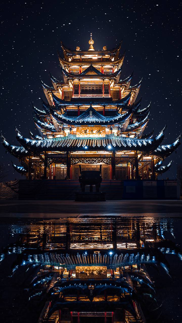 重庆夜景鸿恩阁的璀璨miui Wallpaper And Tutorial Mtzfile