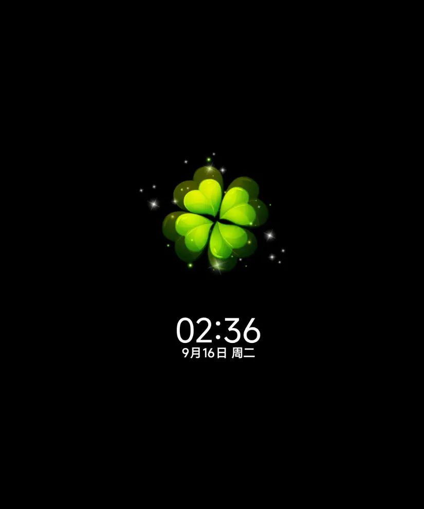 ins风清新幸运草 THEME for Xiaomi MIUI HyperOS