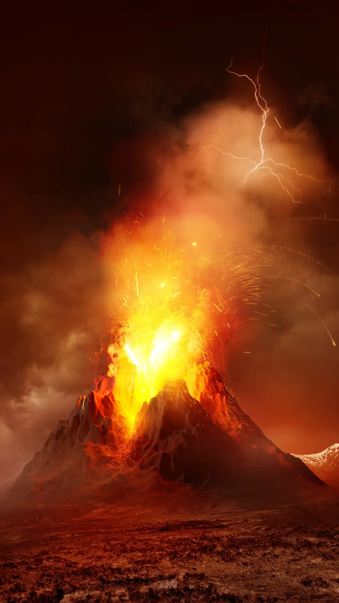 炎炎火山-拍信图库 - Screenshot 1