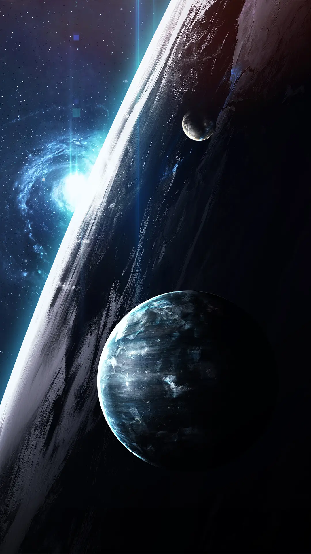 星球碰撞-拍信图库