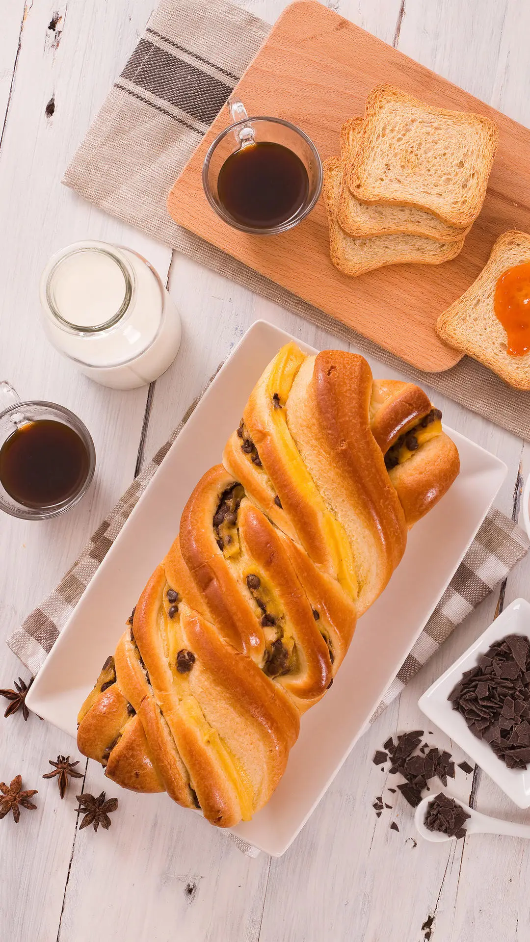 麦香四溢的美味面包