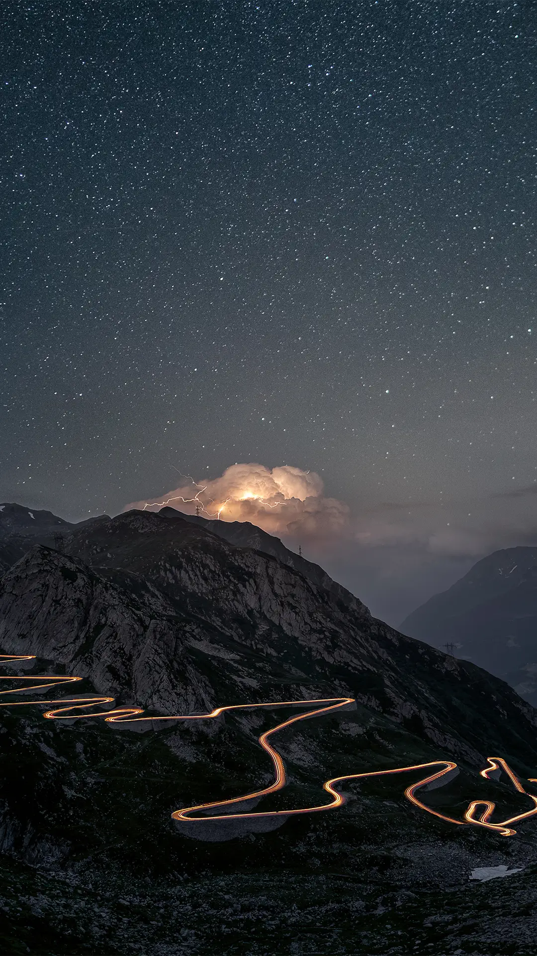 超美简约星空壁纸-锐景创意