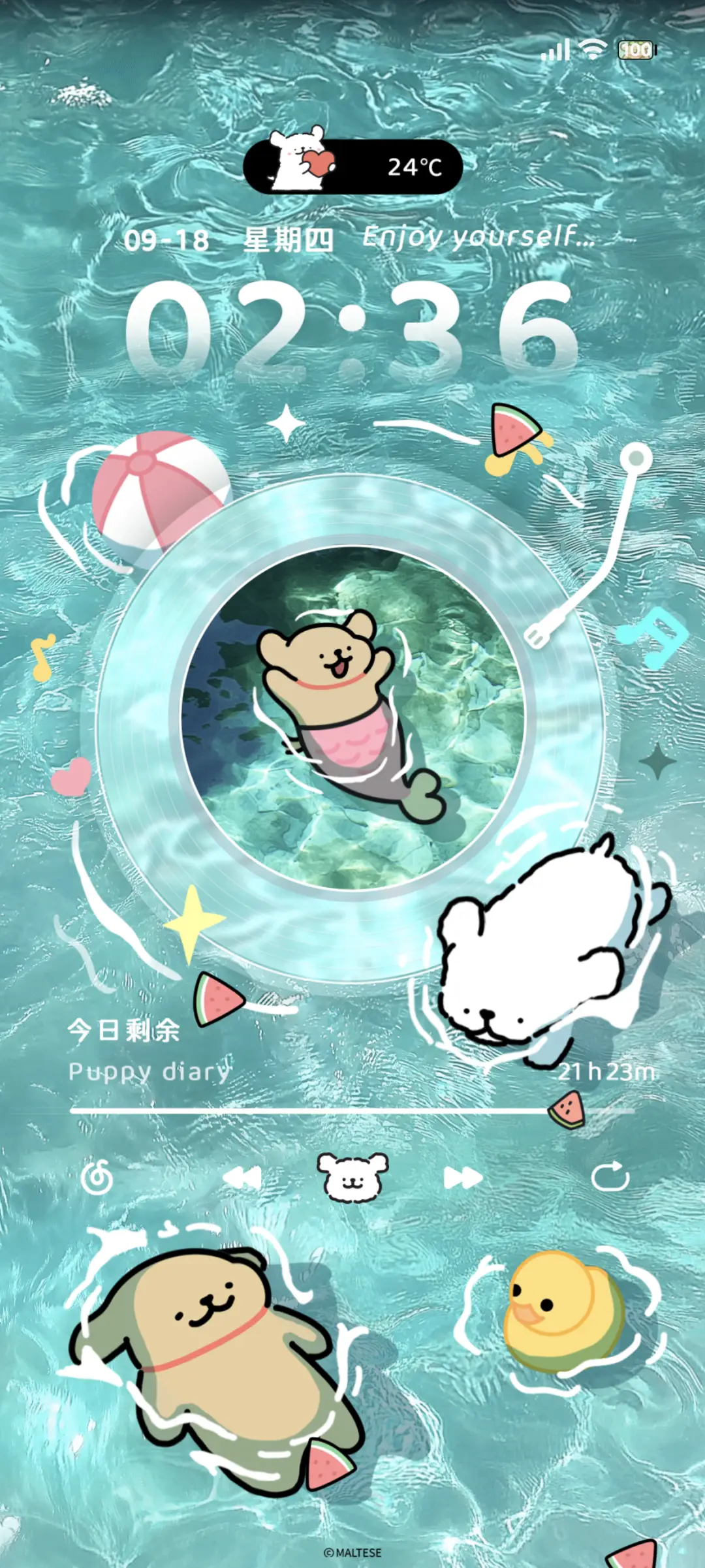 线条小狗 夏日唱片