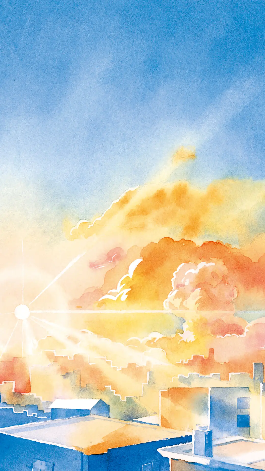 水彩画中的云 - Screenshot 1