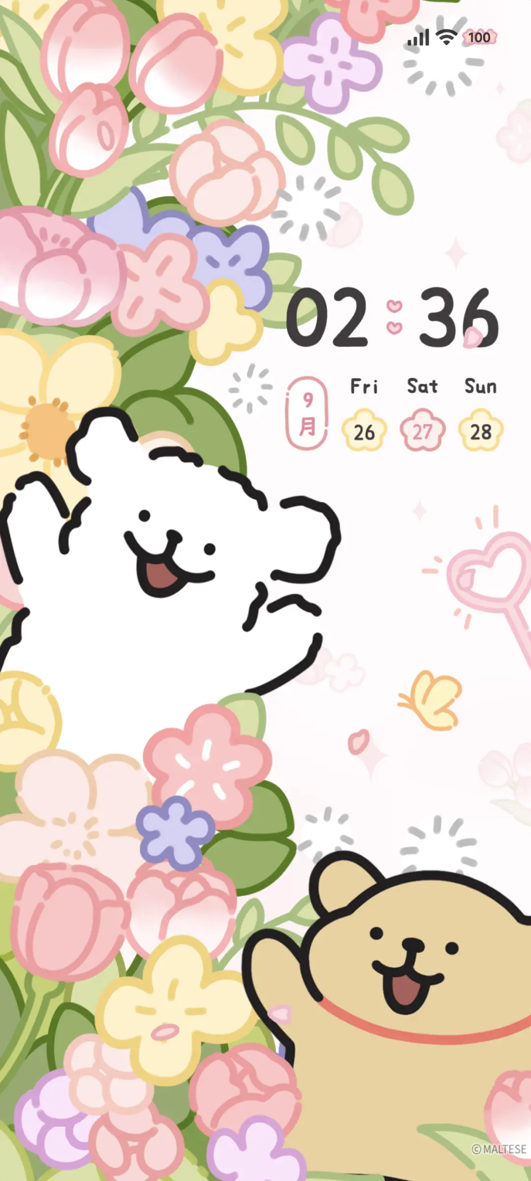 线条小狗 私藏浪漫