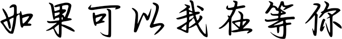 如果可以我在等你